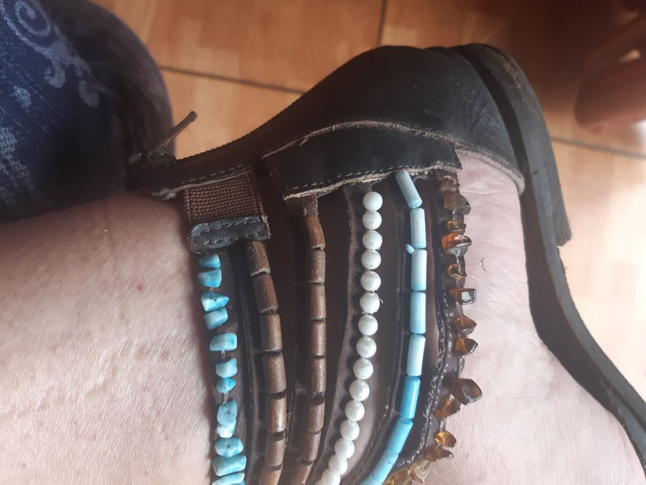 Sandálias N. 39 em couro