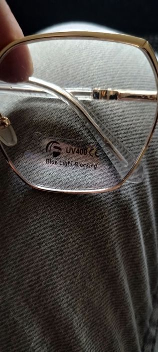 Nowe okulary zerówki z filtrem światła niebieskiego