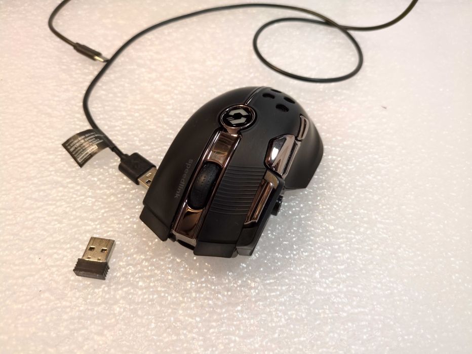 ODNOWIONA Krux Atax 65% Pro RGB Wireless Gateron Yellow+Mysz SpeedLink