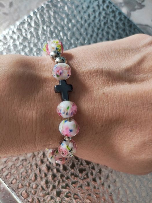 Różaniec na rękę bransoletka