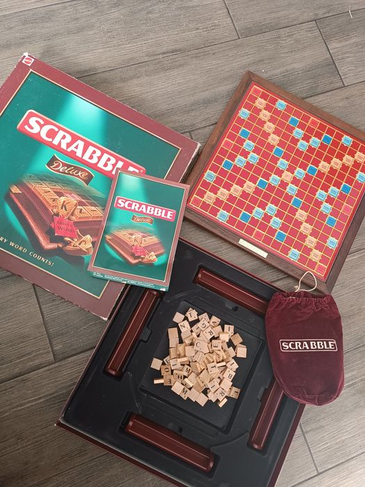 Покер, Гарри Поттер, боулинг,Scrabble Deluxe в дереве игра