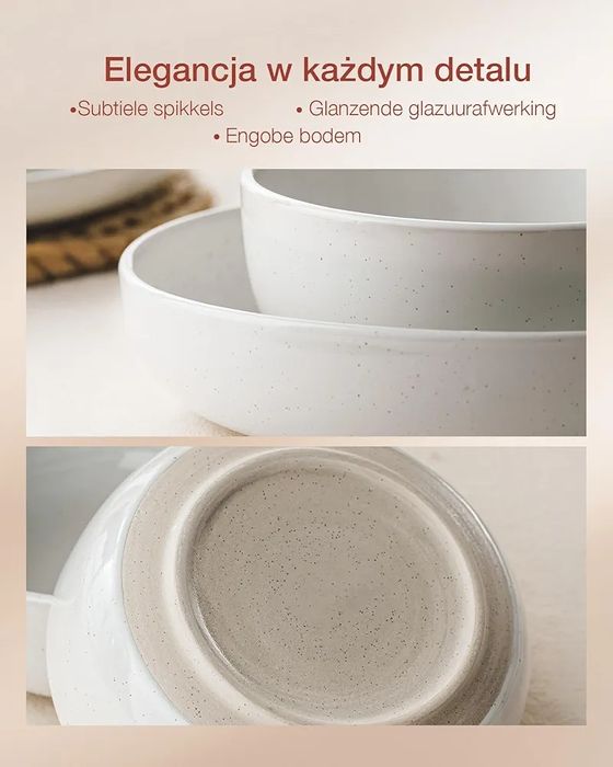 Zestaw zastawy stołowej . Richmount milkyway series 12