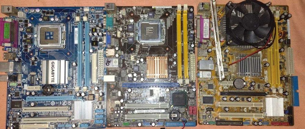 Материнські плати Am2, s775 10штук одразу працювали Asus Msi
