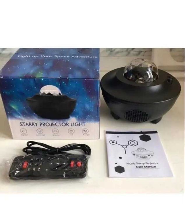 Ночник звездное небо облака, лазер проектор Астро Планетарий +колонка