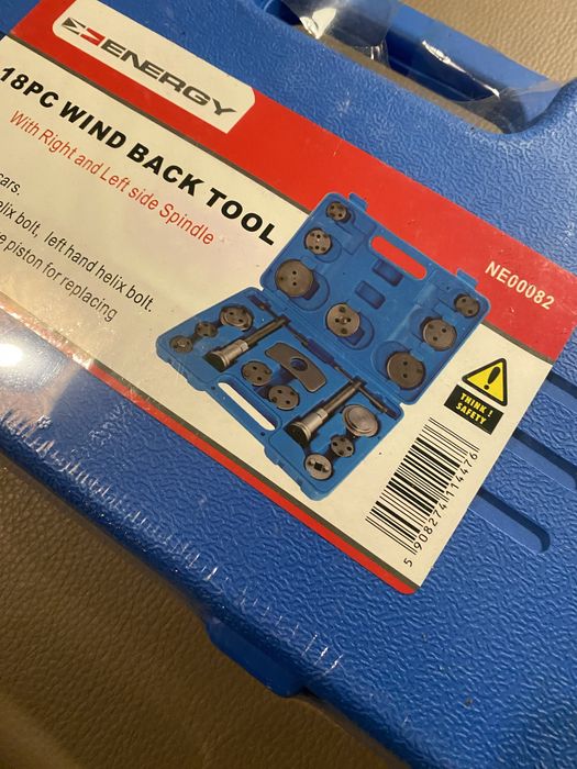 Kit ferramenta rotação / êmbolo pinça de travão