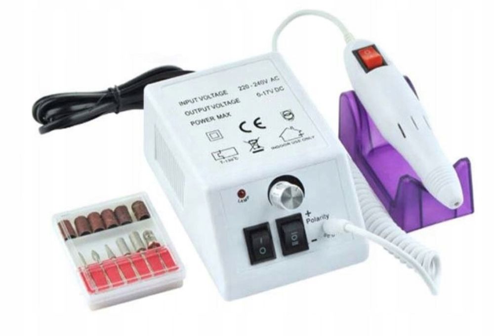 Frezarka do Paznokci Hybryda Manicure + Zestaw Frezów