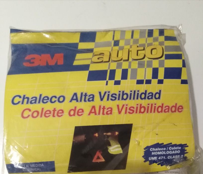 Colete Refletor Alta Visibilidade Automóvel EN471 (NOVO)