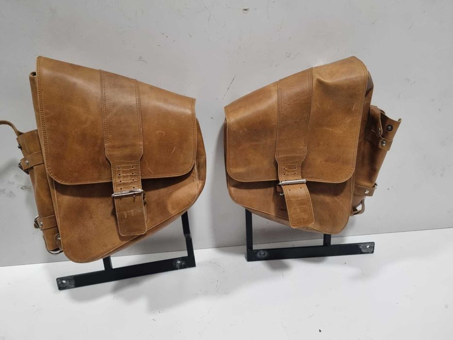 Skórzane Sakwy Kufry Torby Harley Davidson Chopper