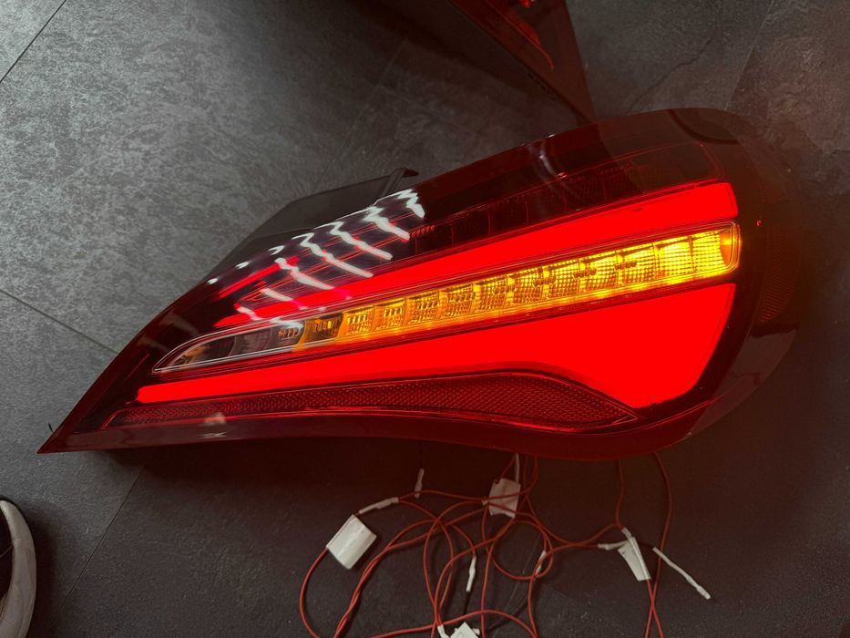 Задние фонари на Mercedes CLA C117 w117 led европа рестайлинг оптика мерседес стопи цла 117 рест Стопы