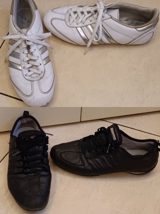 Кросівки жіночі  GEOX та Adidas із натуральної шкіри 38р. на стопу24.5