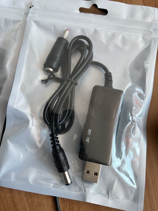 Кабель для підключення роутеру до павербанку,, USB перехідник 9v/12