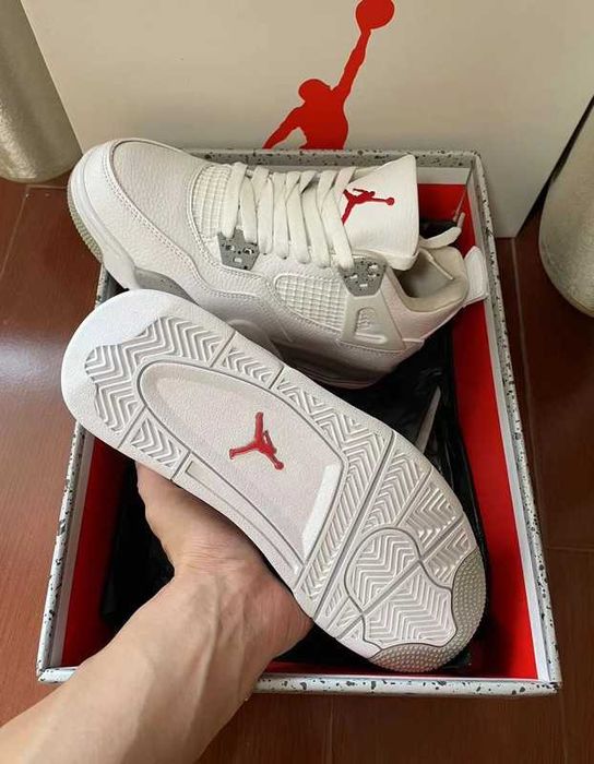 Jordan 4 Retro White Oreo R.44