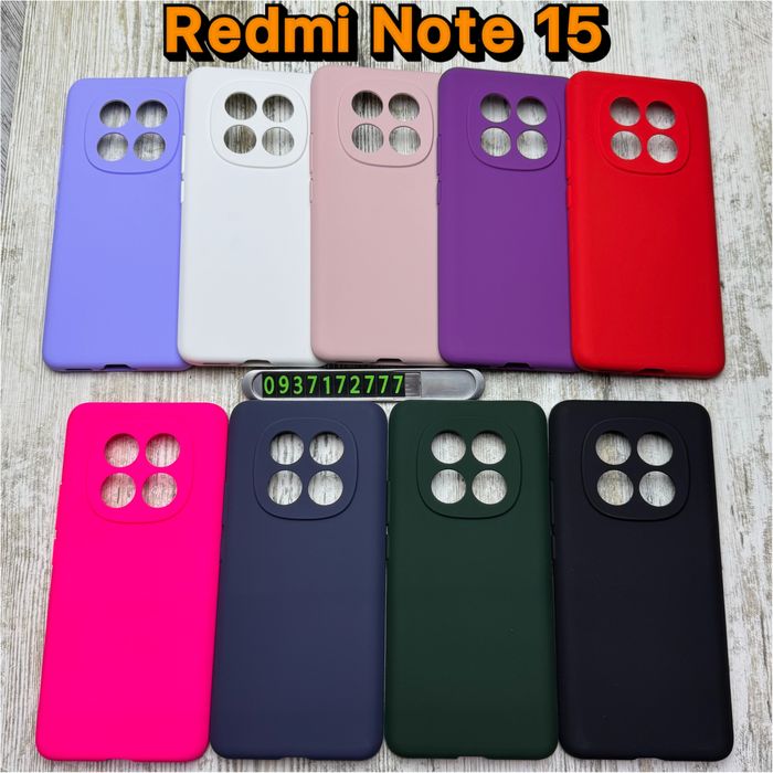 Чохол софттач Silicone Case на Xiaomi Redmi Note 15. Не брудняться ‼️ Чехол