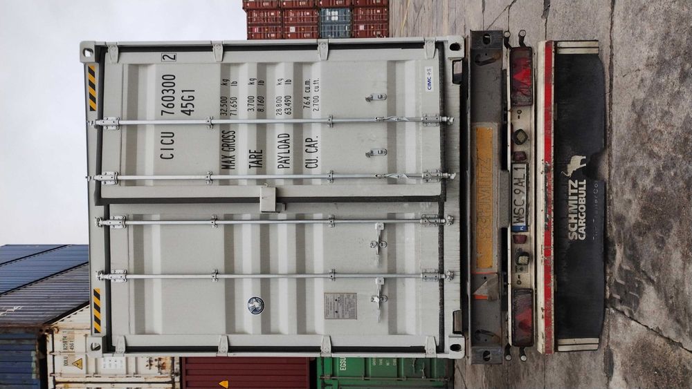 I Kontener morski magazyn 12m 40 HCDC Nowy RAL7035