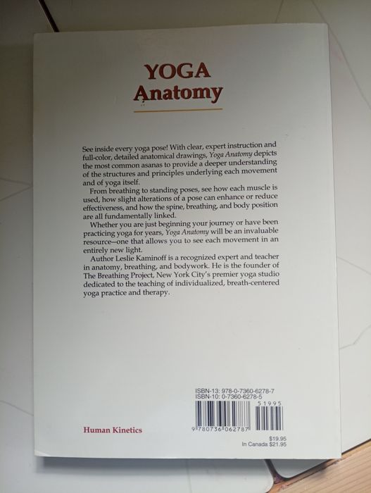 Yoga anatomy - Leslie Kaminoff