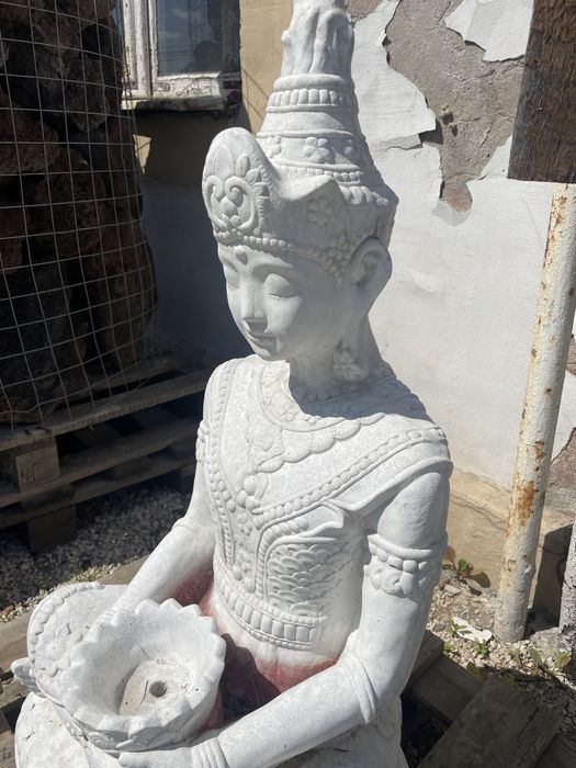 BUDDA Rzeźba Betonowa Figura Ogrodowa Fontanna Donica Kamień Ogrodowy