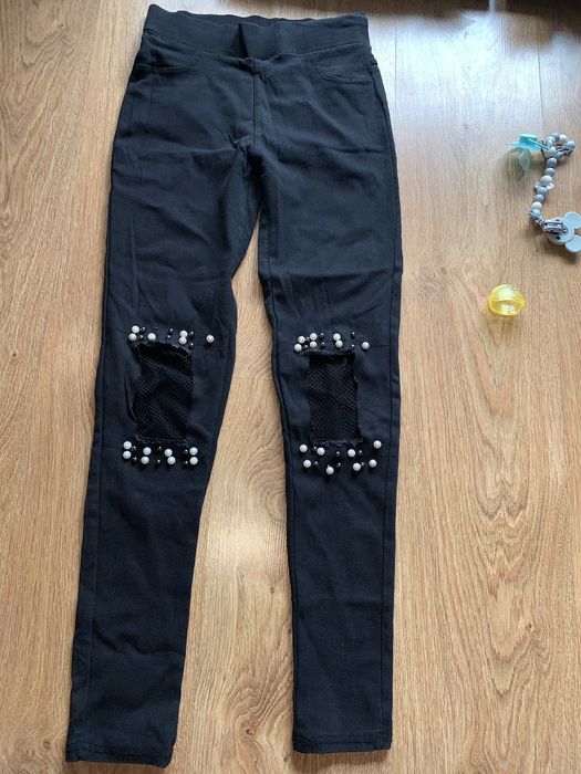 Legginsy materialowe S/M