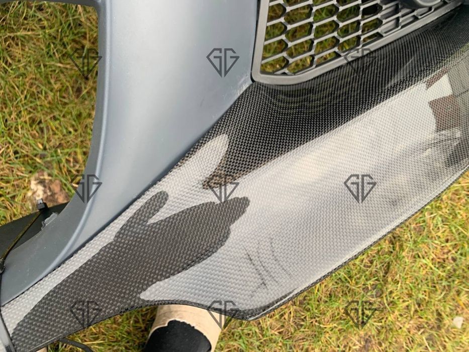 Сплитер переднього бампера BMW F10 F11 губа м-пакет MP Style Carbon