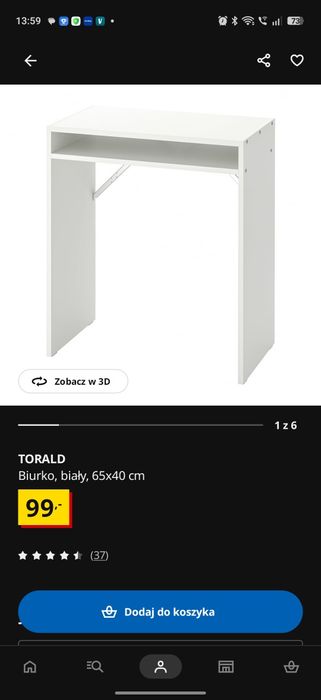 Biurko Torald Ikea