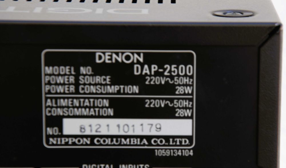 Pré-Amplifier - Denon DAP-2500