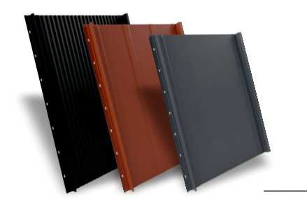 Клікфальц, Фальцева покрівля (фельцована бляха)