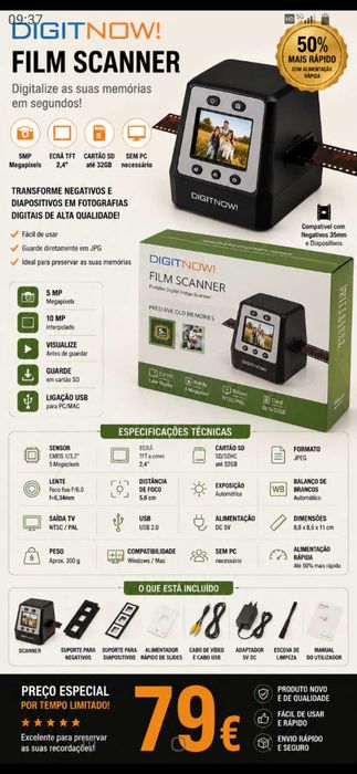 Digitalizador 199+79€€. Oportunidade
