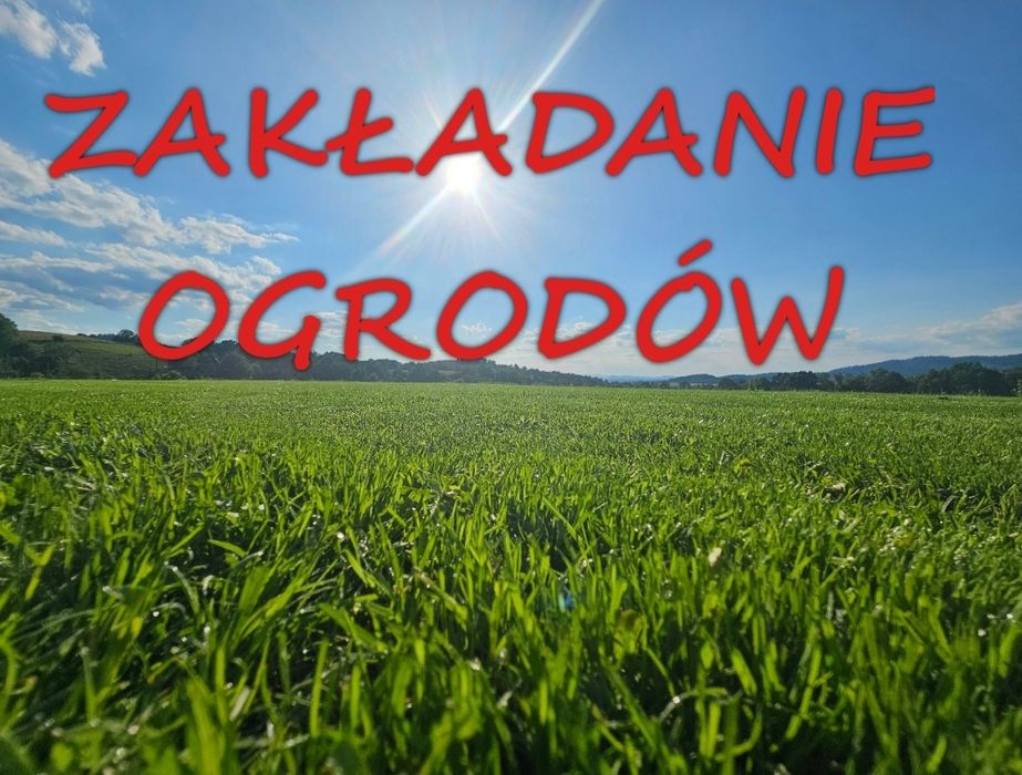 zakładanie ogrodów,zakładanie  trawników glebogryzarka separacyjna