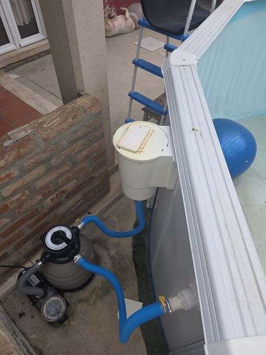 Piscina redonda com colunas 460x120 Mm