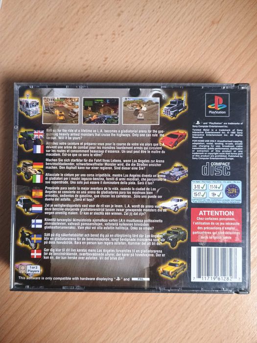 Twisted Metal PS1 PSX PlayStation big box unikat angielska komplet
