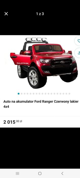 Samochod na akumulator z pilotem radiem