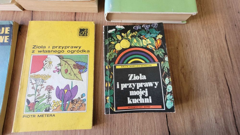 Rośliny Lecznicze inne książki o ziołach x 6