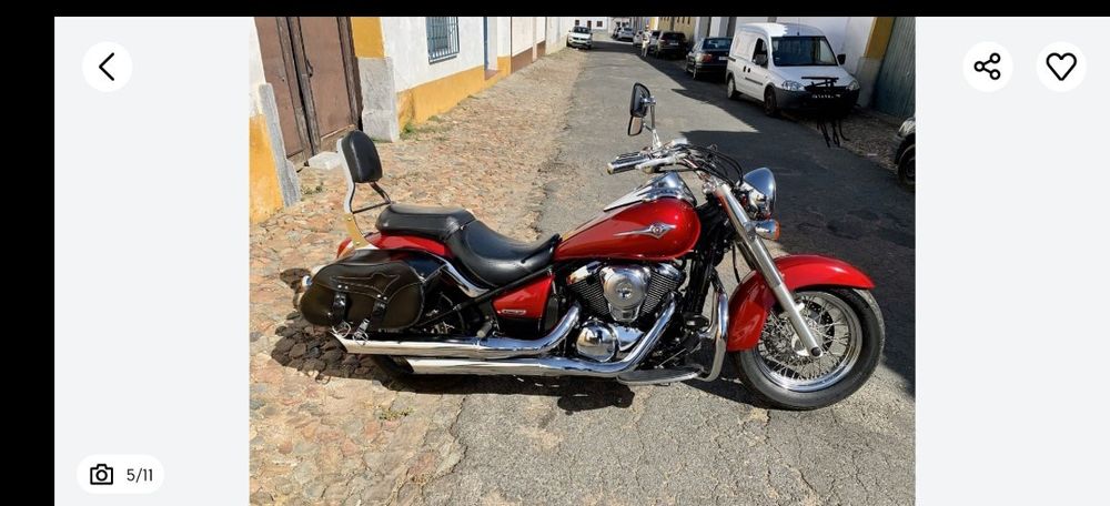 Moto Kawasaki VN 900