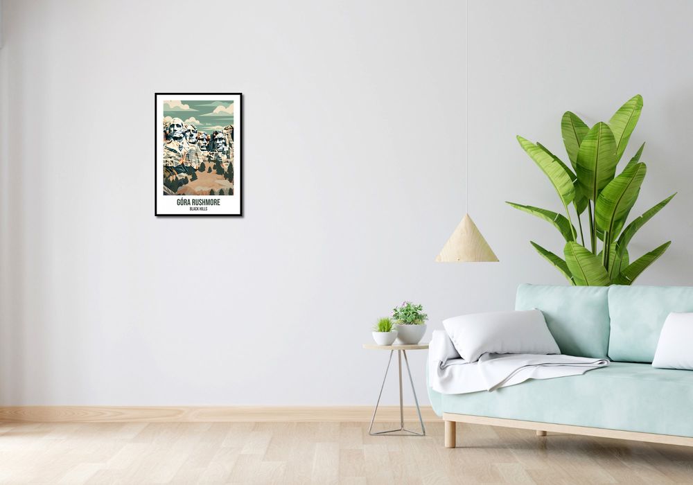 Plakat 42x59,4cm Góra Rushmore