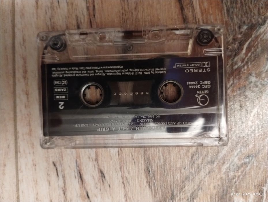 Kaseta magnetofonowa - Aerosmith "Get a Grip"