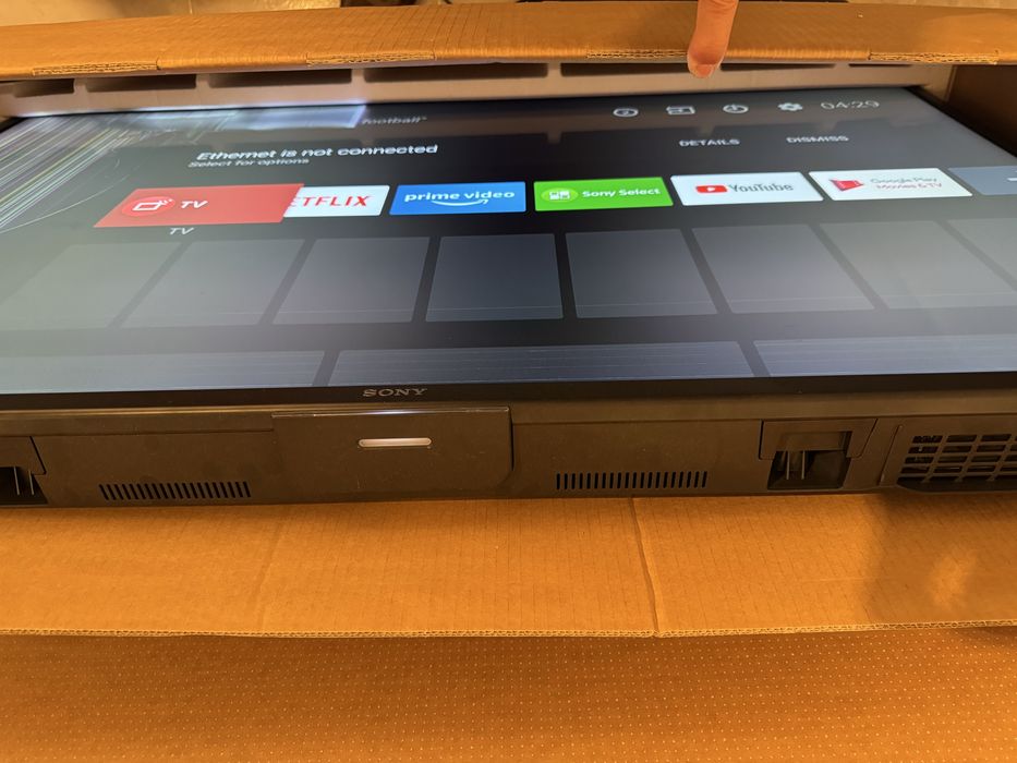 Tv para pecas com ecran partido