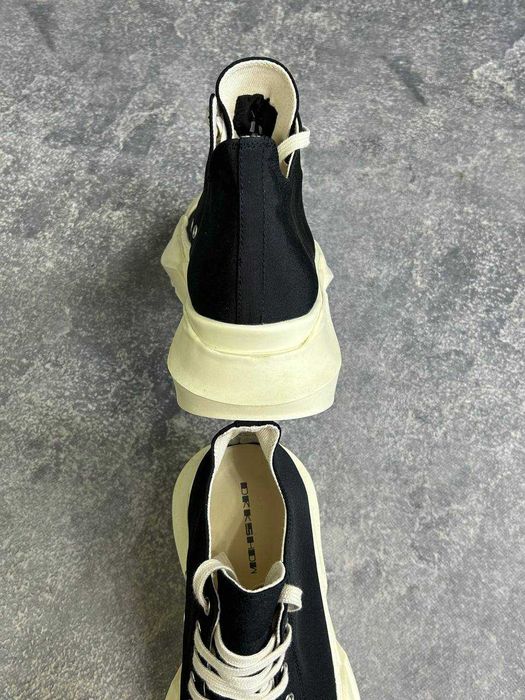 Кеди Rick Owens DRKSHDW Abstract Ramones jumbo lace laces кросівки 43