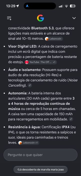 Conjunto de 7 headphones