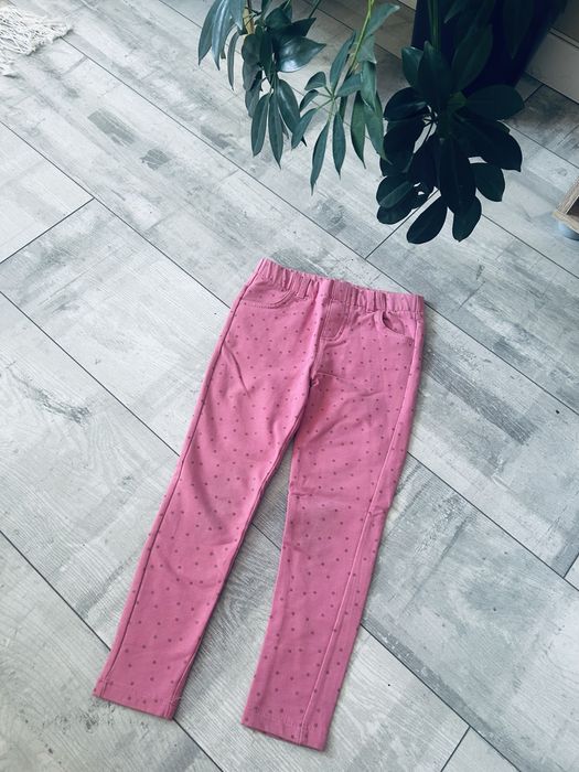 Legginsy dziecięce w kropeczki