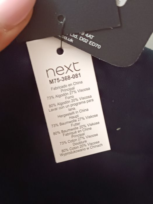 Kapelusz dwustronny typu bucket Next