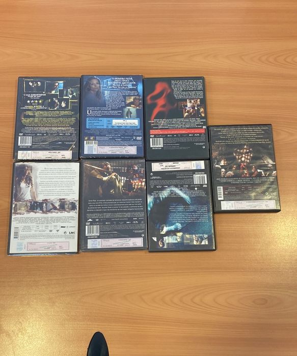 DVD's de filmes de terror