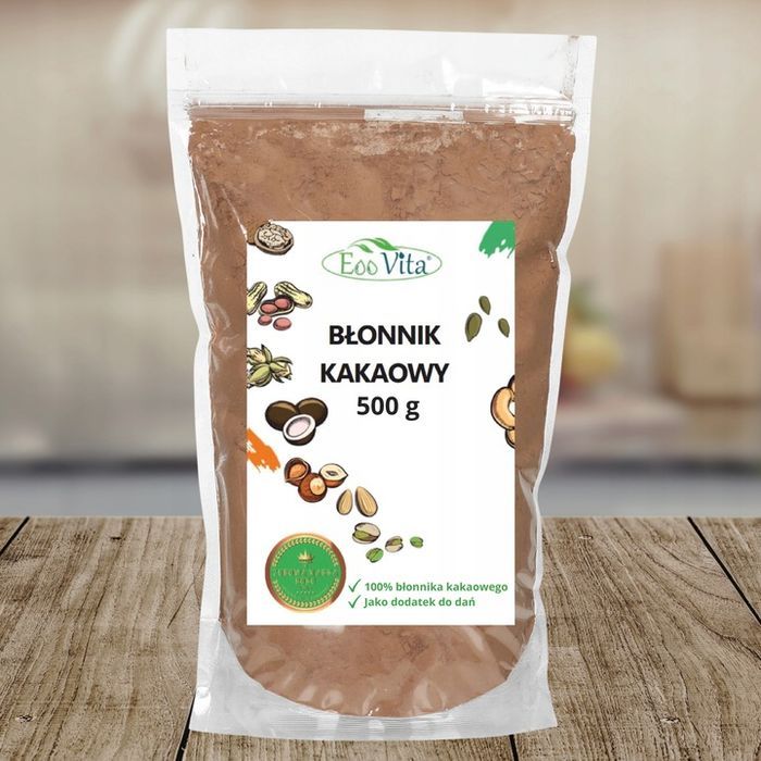błonnik kakaowy 500 g sypki dodatek w kuchni intensywny głęboki aromat keto