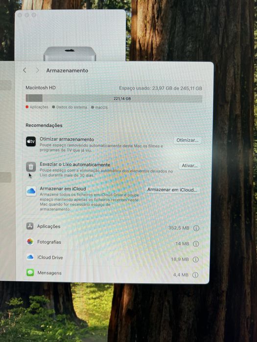 Mac Mini M2 256 Gb 8Gb com Magic Keyboard - como novo