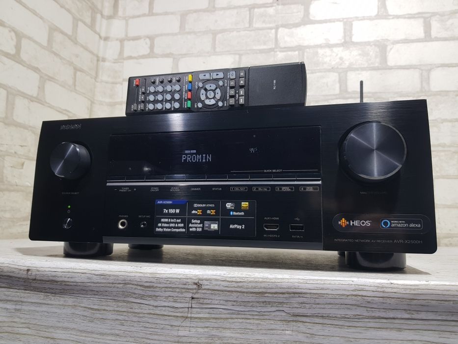 7.2 AV ресивер DENON AVR X2500, *7x150 Вт, HDMI, USB, 4K Wi-Fi б/у з Німеччини