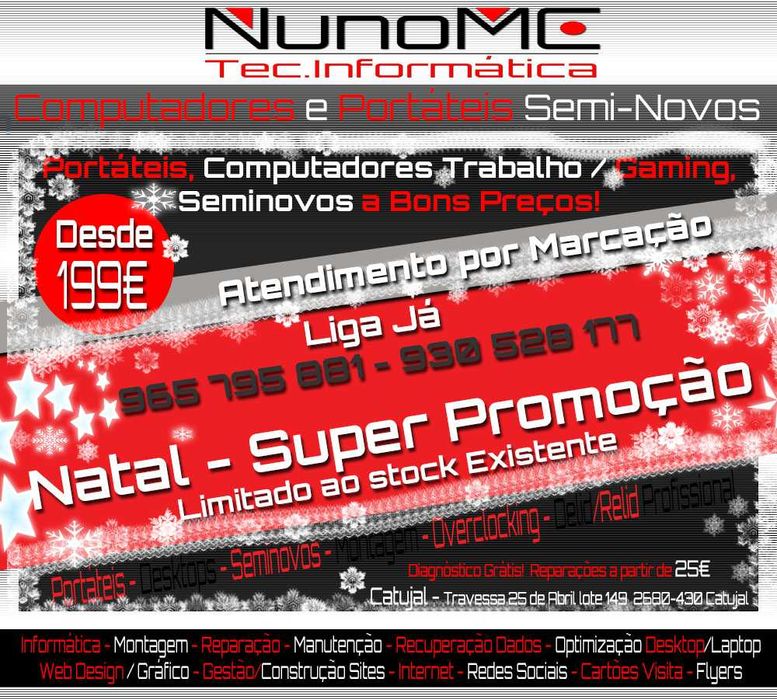 NunoMC - Semi-Novos Compra/Venda-Reparação Multimarcas-Apple-Delid Cpu