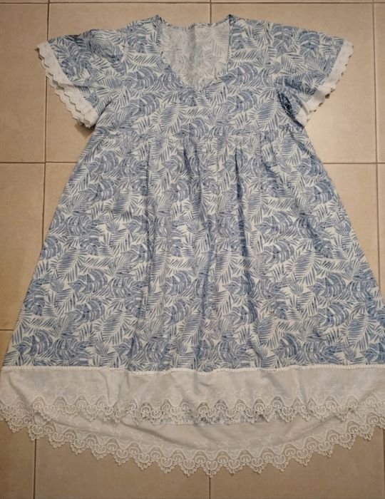 New Oversized Blue Dress