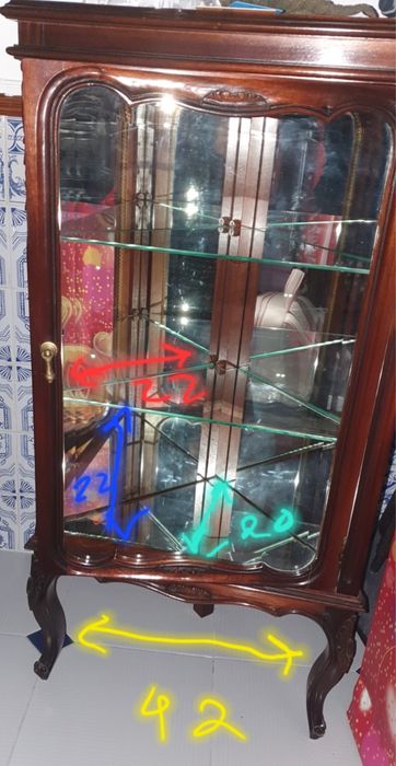 Vitrine de canto