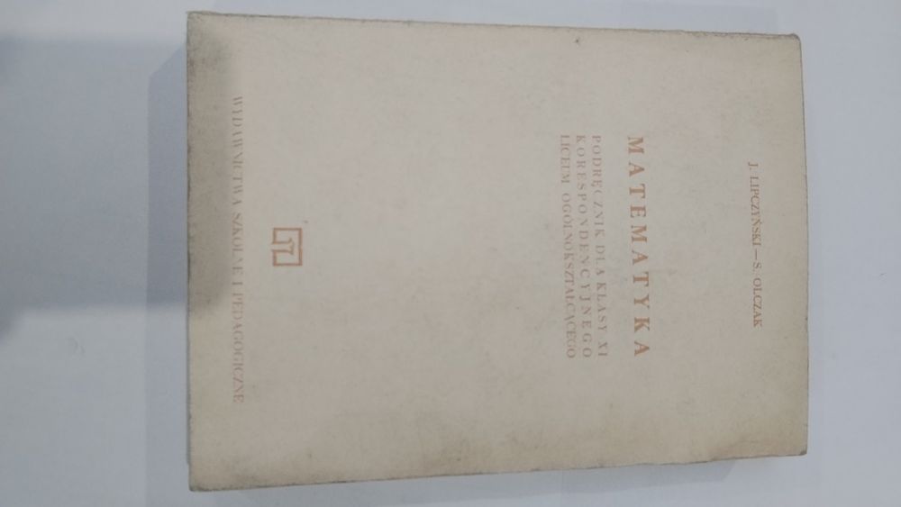 Matematyka Lipczyński Olczak