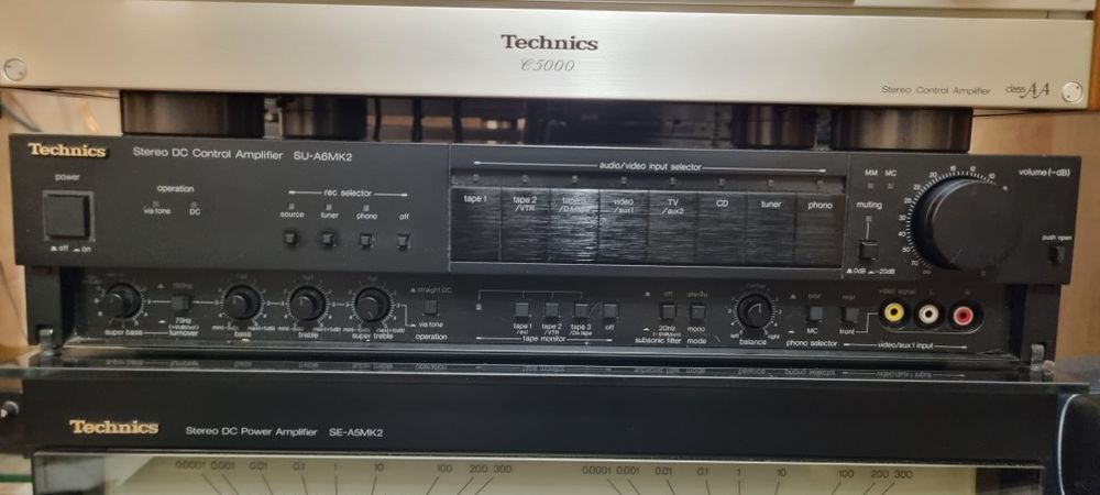 TECHNICS A5mk2,A6mk2 BLACK ( Звук!)