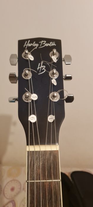Violão Eletroacústico Harley Benton D-120CE TBS + Capa