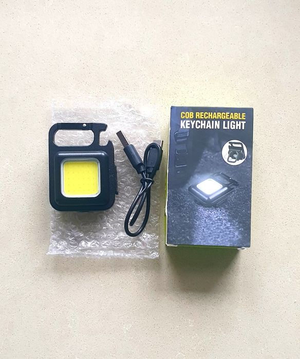 Міні-світлодіодний ліхтарик  с акумулятором 500 mAh, 1200 люмен